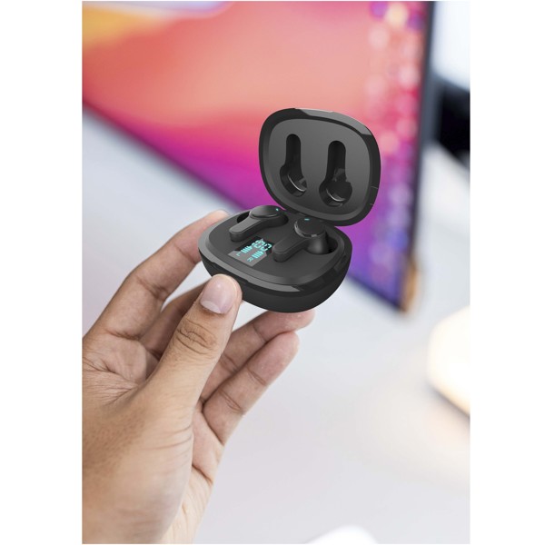 Prixton TWS159 ENC and ANC earbuds - Black