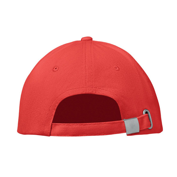 6 panel baseball cap Buffalo - White / Red