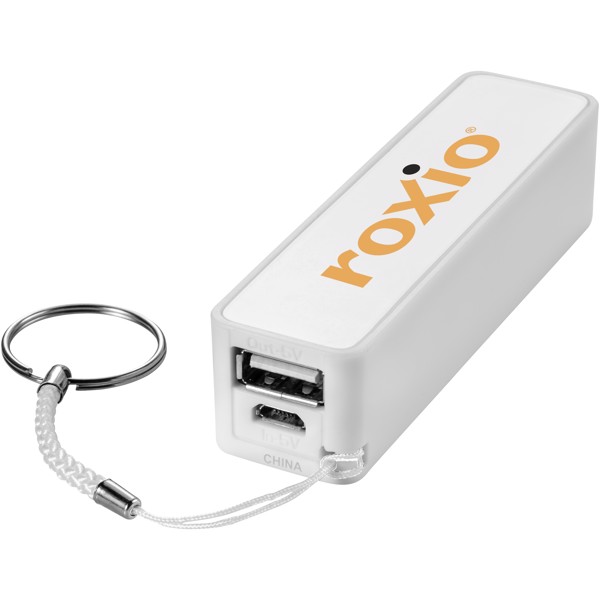 Jive 2000 mAh power bank - White