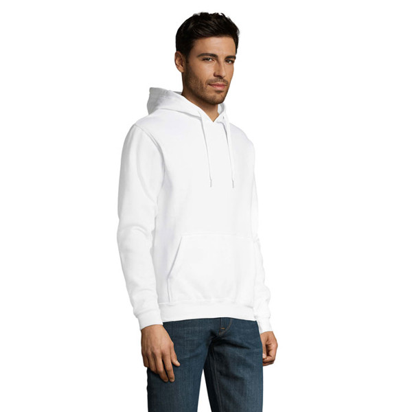 SNAKE Hood Sweater - White / M