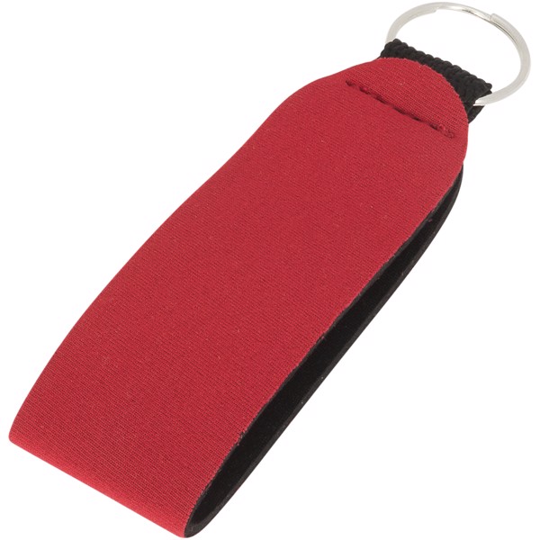Vacay key tag with split ring - Red