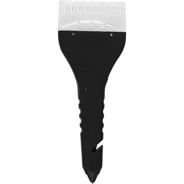 Cadet safety ice scraper with LED light