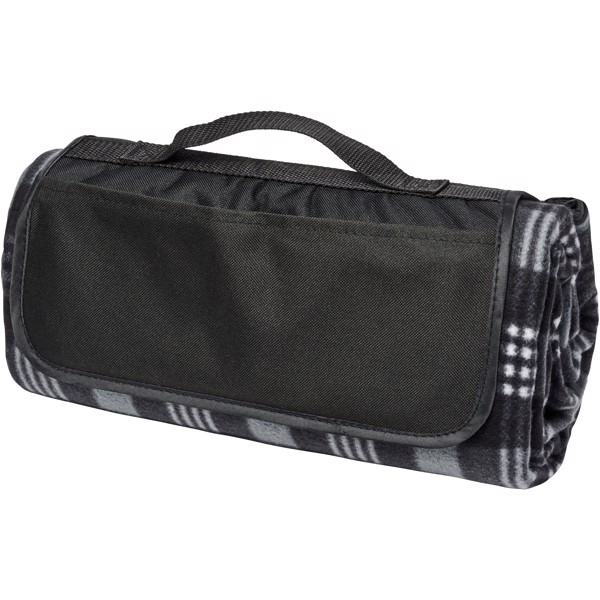 Park fleece blanket - Solid black