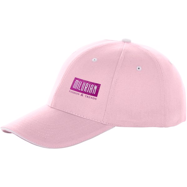 Brent 6 panel sandwich cap