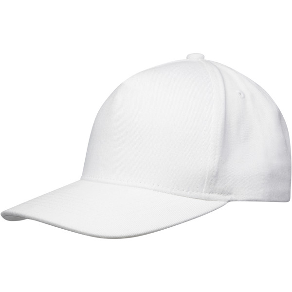 Onyx 5 panel Aware™ recycled cap - White