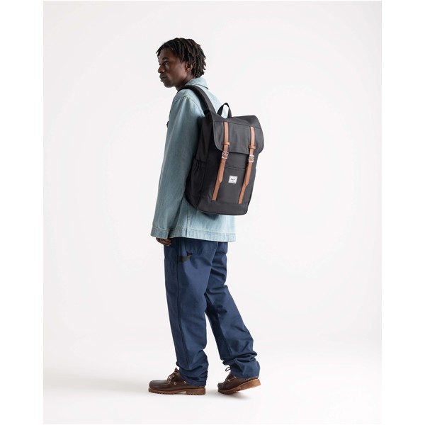 Herschel Retreat™ recycled laptop backpack 23L - Black