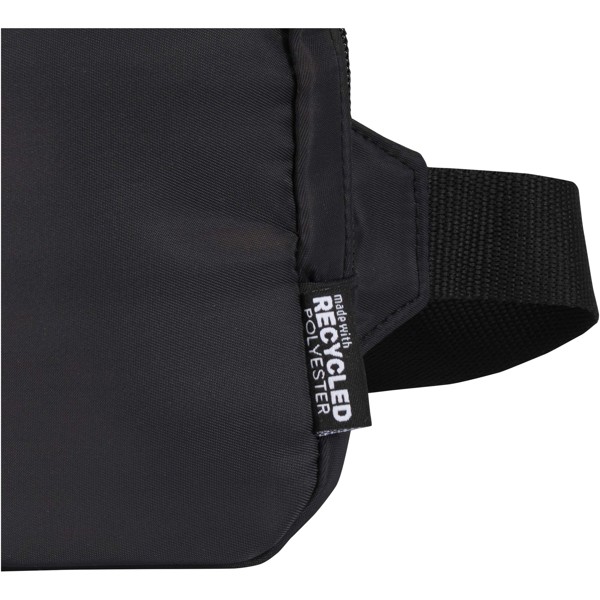 Trip Aware™ recycled travel crossbody bag 1L - Black