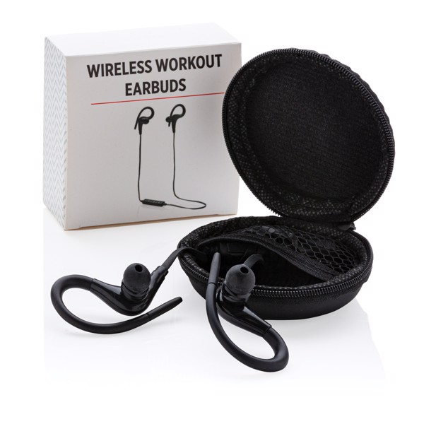 Bezdrátová sluchátka do uší na cvičení