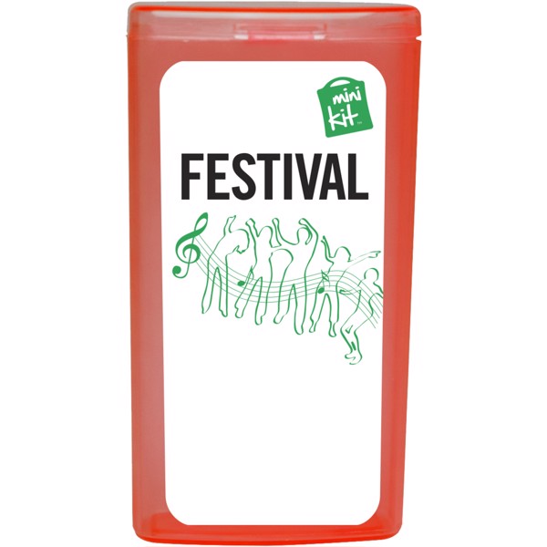 Festivalová sada - Červená s efektem námrazy