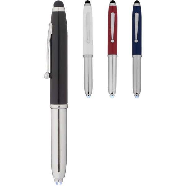 Bolígrafo Stylus “Xenon” - Rojo / Plateado