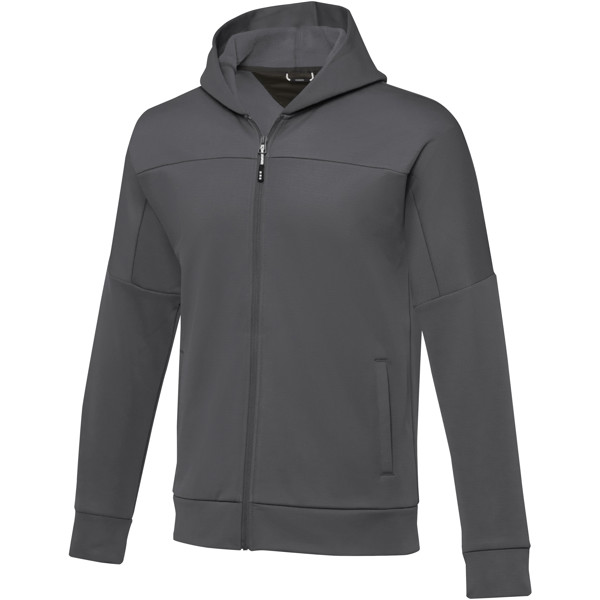 Nubia men's performance full zip knit jacket - Storm Grey / 2XL