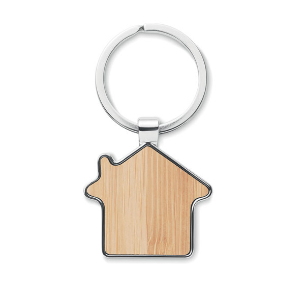 House key ring metal bamboo Burnie