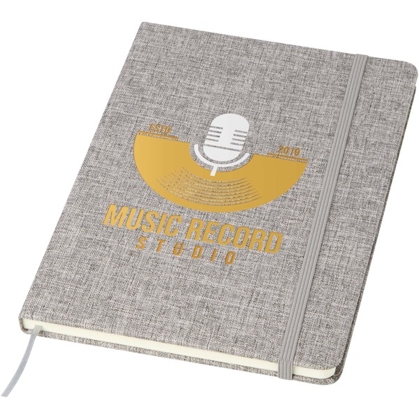 Ramona A5 cotton notebook - Grey