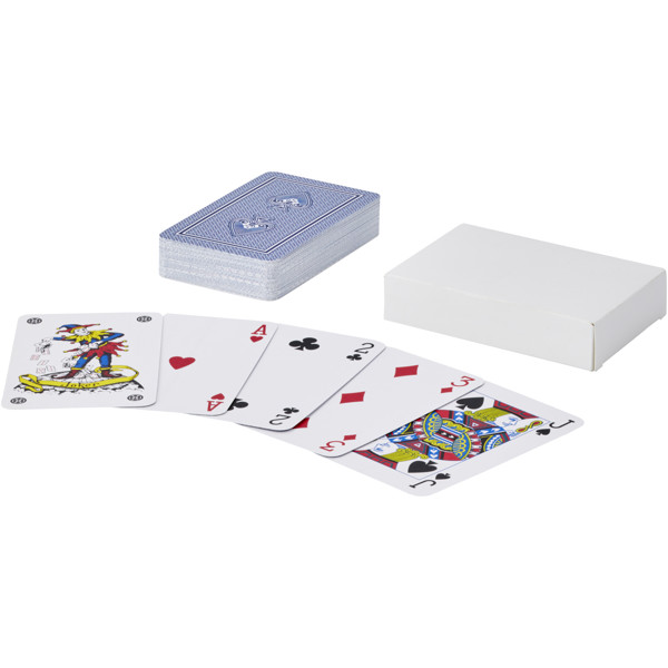 Ace playing card set - White