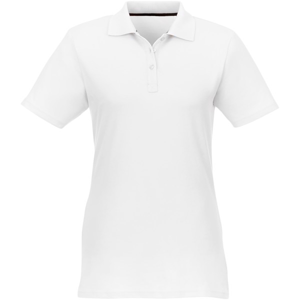 Polo de manga corta para mujer "Helios" - Blanco / 3XL