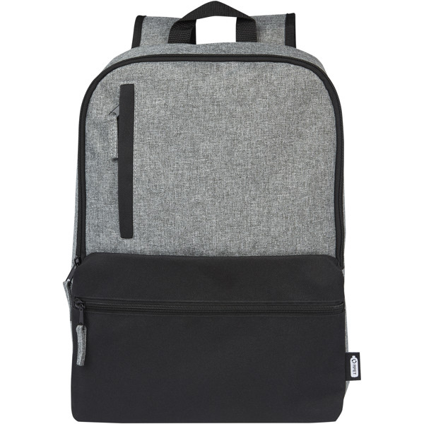 Reclaim 15\" GRS recycled two-tone laptop backpack 14L