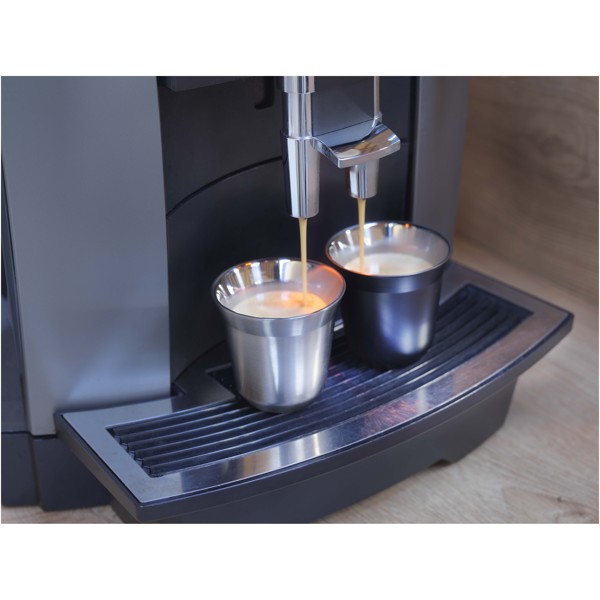 Duo 80 ml RCS certified stainless steel espresso cup set - Silver