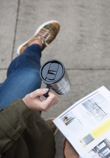 Geometric coffee tumbler