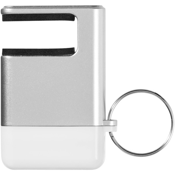 Gogo screen cleaner and smartphone holder - Silver / White