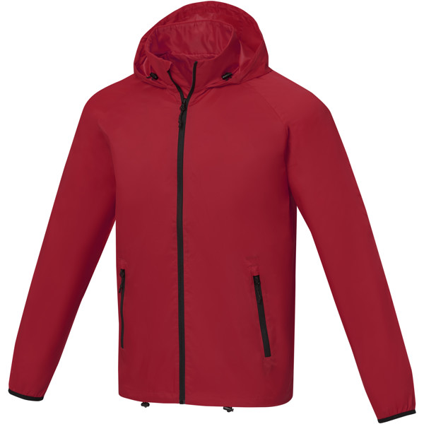 Dinlas men's lightweight jacket - Red / 3XL