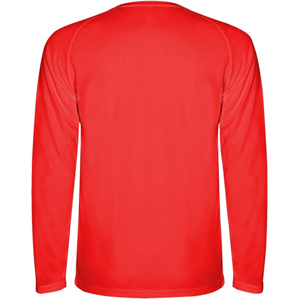 Montecarlo long sleeve men's sports t-shirt - Red / L