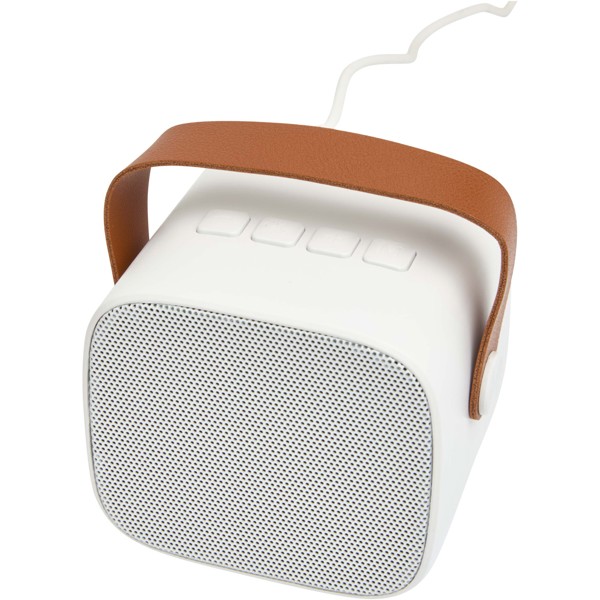 Diya 3W wireless recycled plastic speaker - White