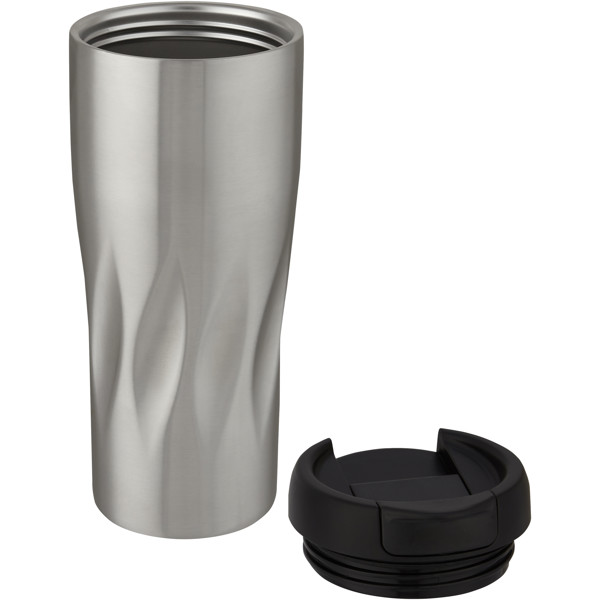 Waves 450 ml copper vacuum insulated tumbler - Silver