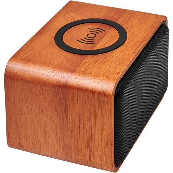 Altavoz con base de carga inalámbrica "Wooden"