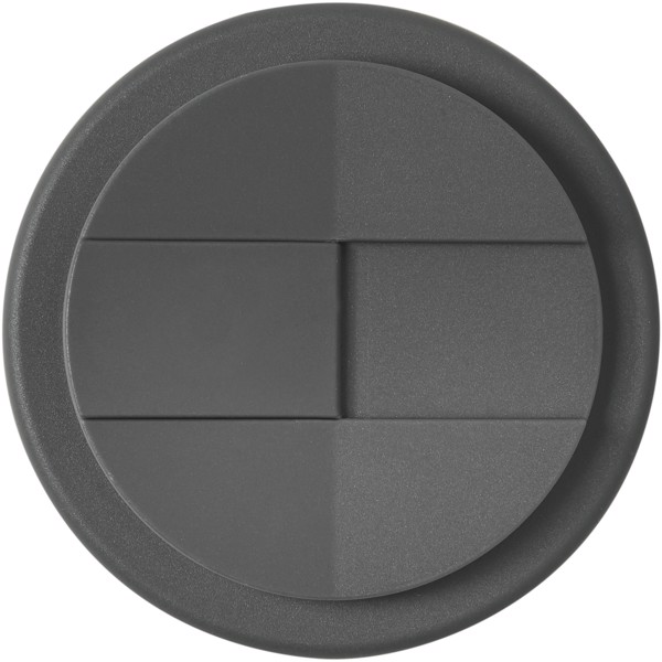 Americano® Espresso vaso 250 ml con tapa antigoteo - Blanco / Gris