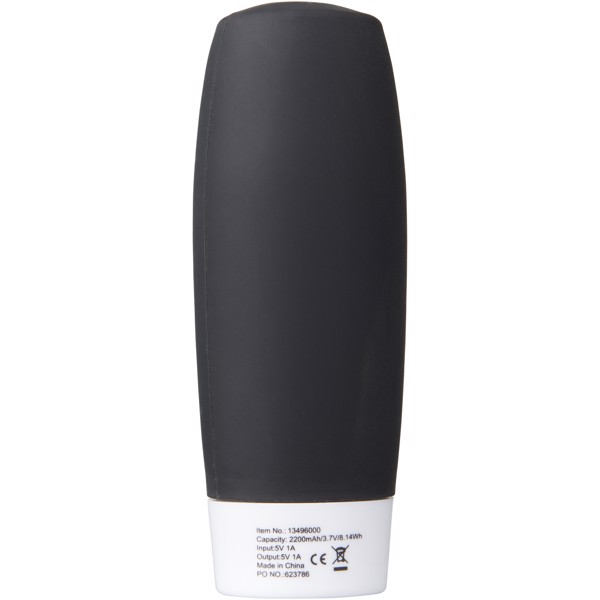 Finn 2200 mAh stress reliever power bank - Solid black