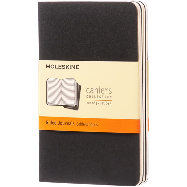 Moleskine Cahier Journal PK - ruled - Black