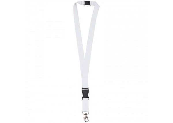 Lanyard Polyester - Weiss