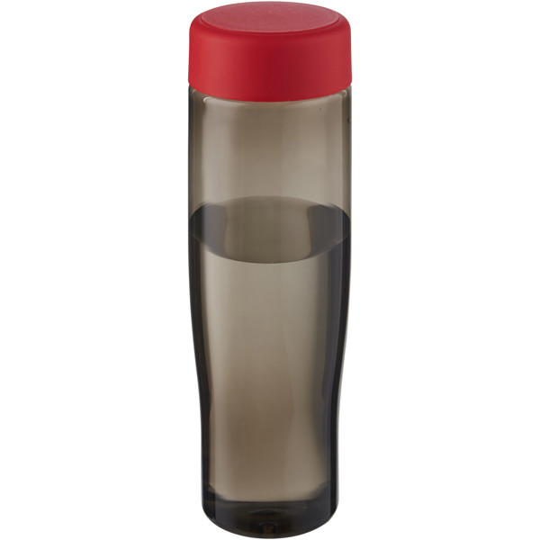H2O Active® Eco Tempo 700 ml screw cap water bottle - Red / Charcoal