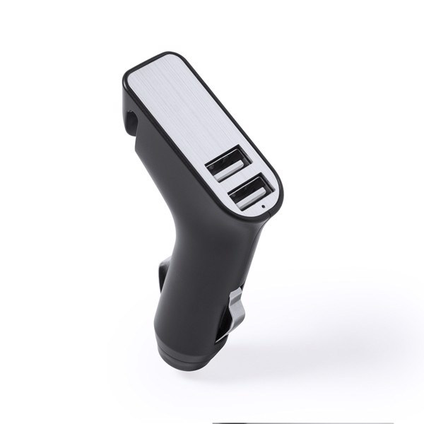 USB Car Charger Santer - White