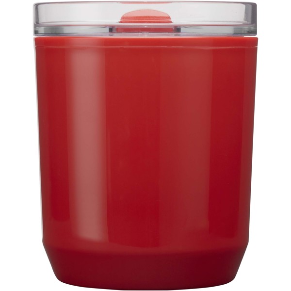 Hudson 180 ml recycled plastic double-wall tumbler - Red