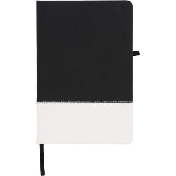 Barevný poznámkový blok A5 Two-Tone - Černá