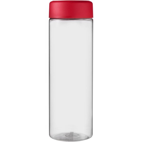 H2O Active® Vibe 850 ml screw cap water bottle - Průhledná / Červená s efektem námrazy