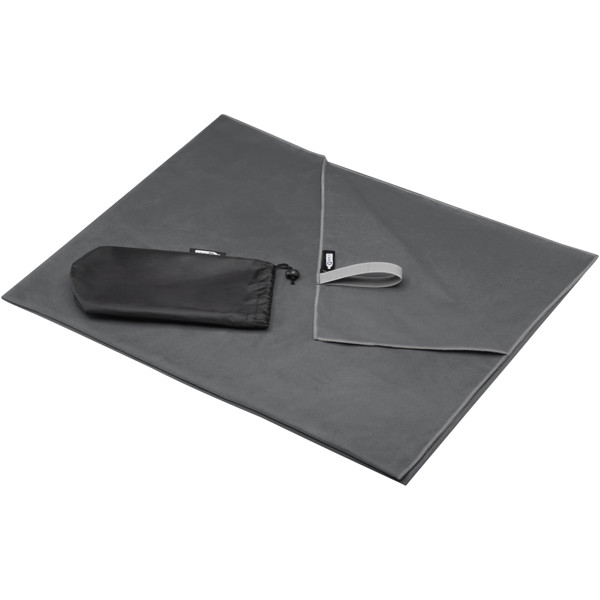 Pieter GRS ultra lightweight and quick dry towel 100x180 cm - Grey
