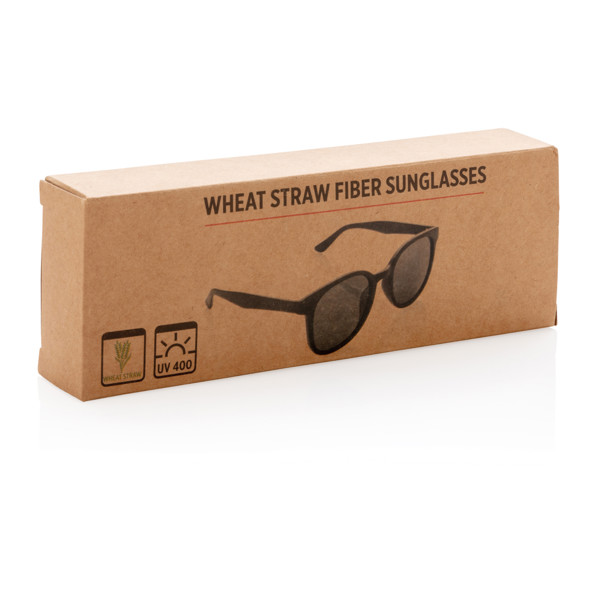 Wheat straw fibre sunglasses - Black