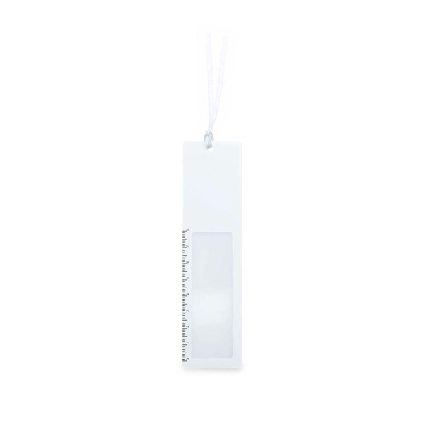 Ruler Magnifier Bookmark Okam - White