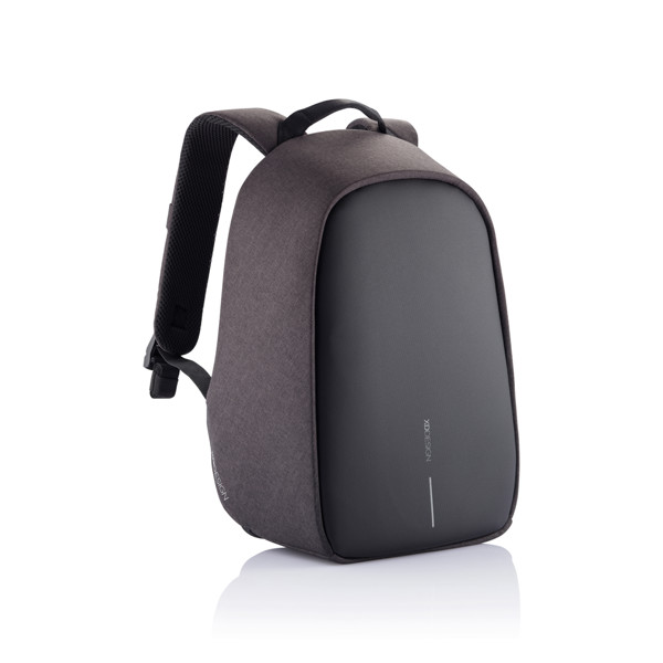 Bobby Hero Small, Anti-theft backpack - Anthracite / Grey