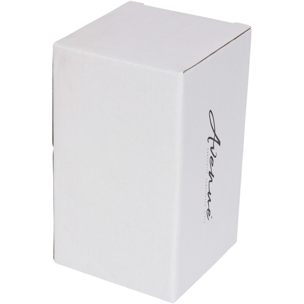 Vaso de cerámica de doble pared de 410 ml "Mysa" - Blanco