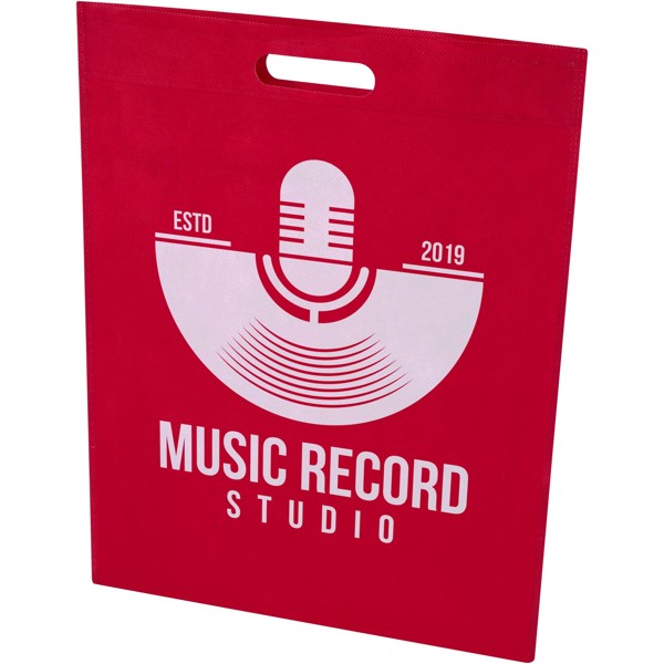 EcoSeal GRS recycled nonwoven tote bag 5L - Red
