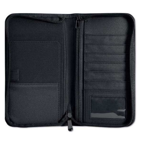 Micro fibre travel wallet Cas