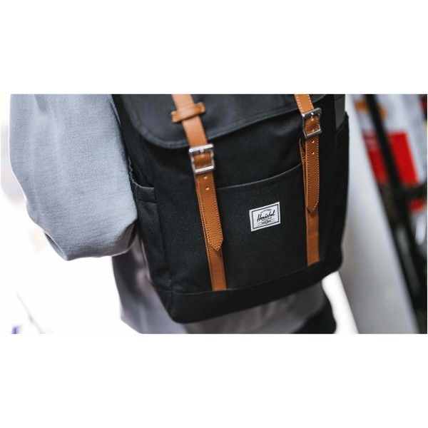 Herschel Retreat™ recycled laptop backpack 23L - Black