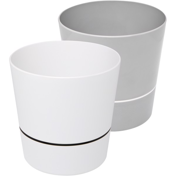 Herbs single kitchen pot - White