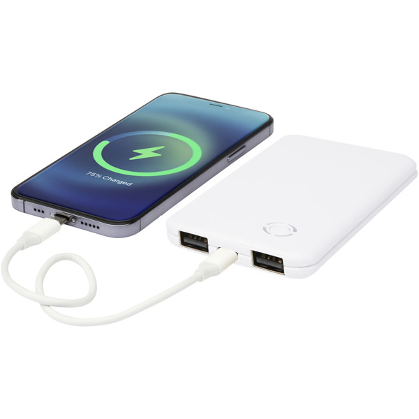 Slender 4000 mAh slim dual power bank