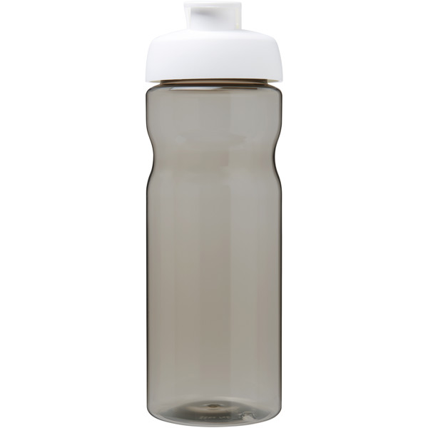 H2O Active® Eco Base 650 ml flip lid sport bottle - White / Charcoal
