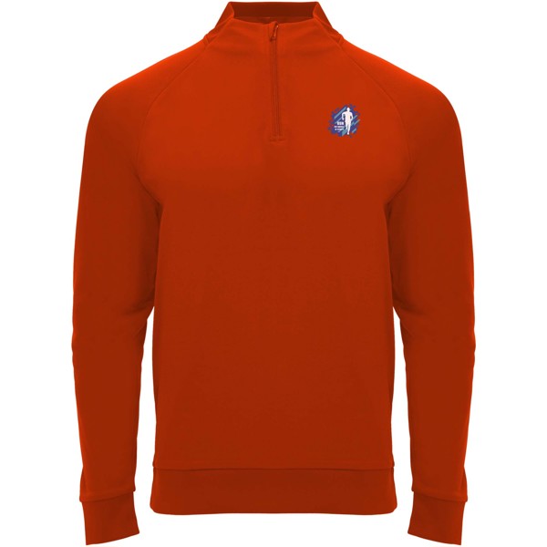 Epiro long sleeve kids quarter zip sweatshirt - Red / 16