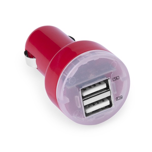 USB Car Charger Denom - White
